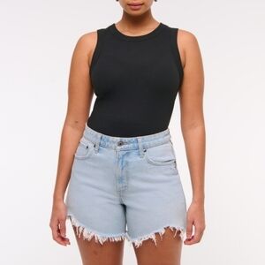 Ambercombie And Fitch Curve Love High Rise Dad Short